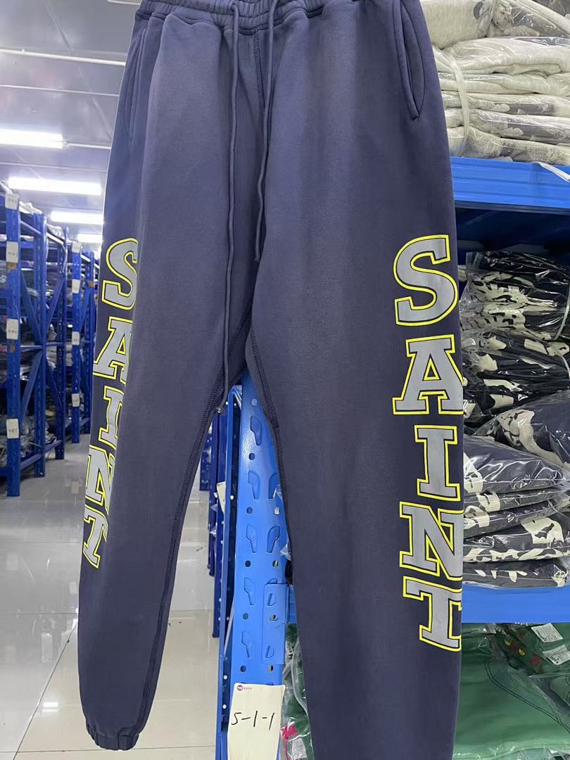Saint Michael KST1033 Dual Leg Block Letter Sweatpants