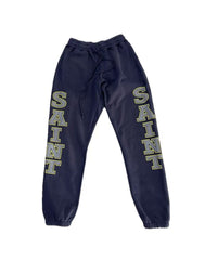Saint Michael KST1033 Dual Leg Block Letter Sweatpants