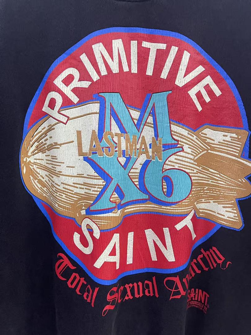 Saint Michael ST1020 Circular Emblem Graphic Sweatshirt