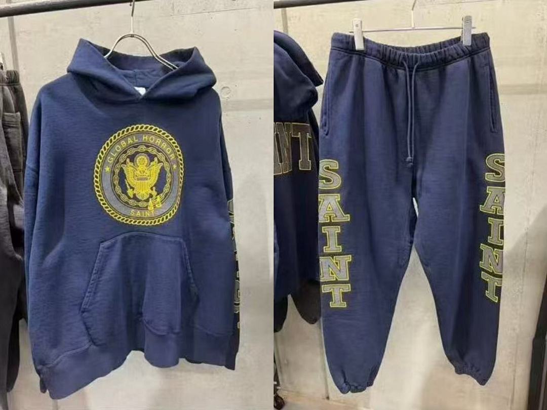 Saint Michael KST1033 Dual Leg Block Letter Sweatpants