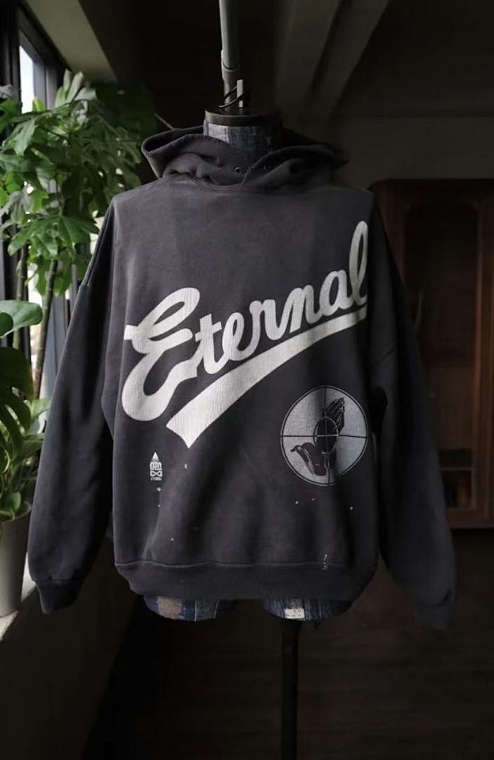 Saint Michael ST1026 Script Logo Hoodie