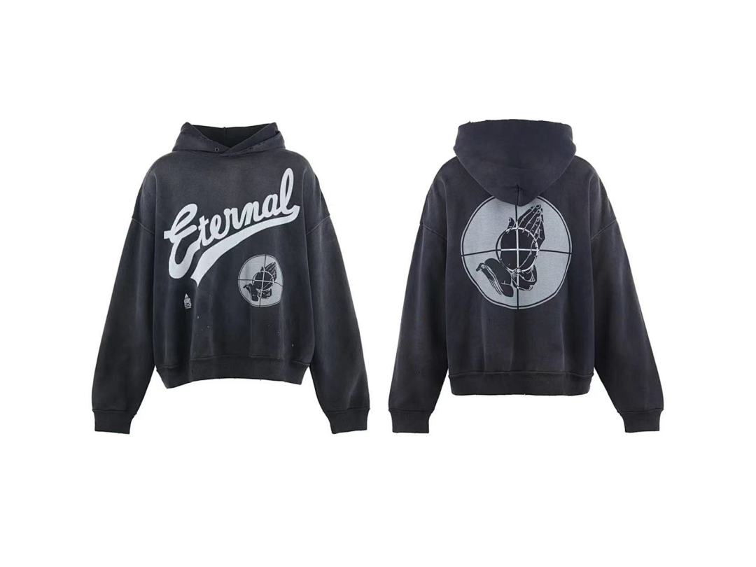 Saint Michael ST1026 Script Logo Hoodie