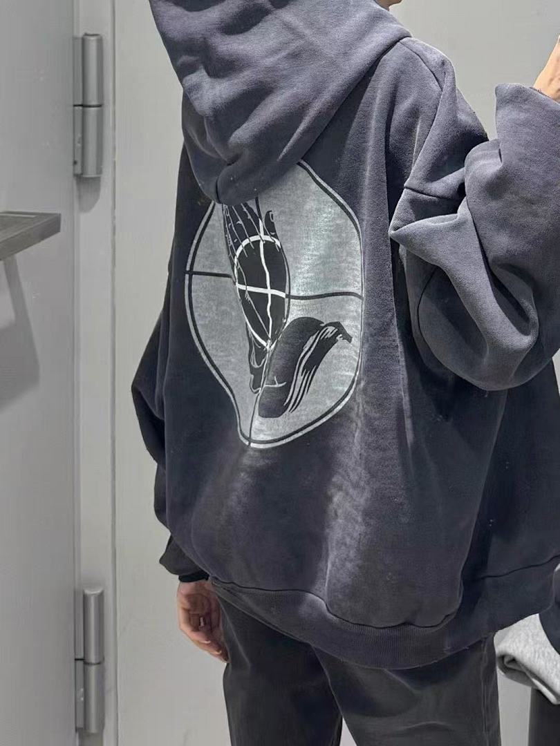 Saint Michael ST1026 Script Logo Hoodie