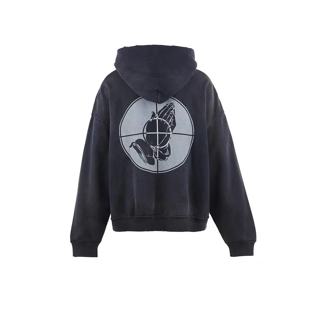 Saint Michael ST1026 Script Logo Hoodie
