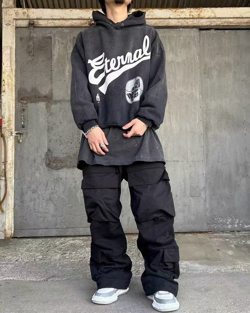 Saint Michael ST1026 Script Logo Hoodie