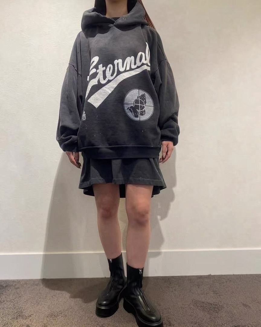 Saint Michael ST1026 Script Logo Hoodie