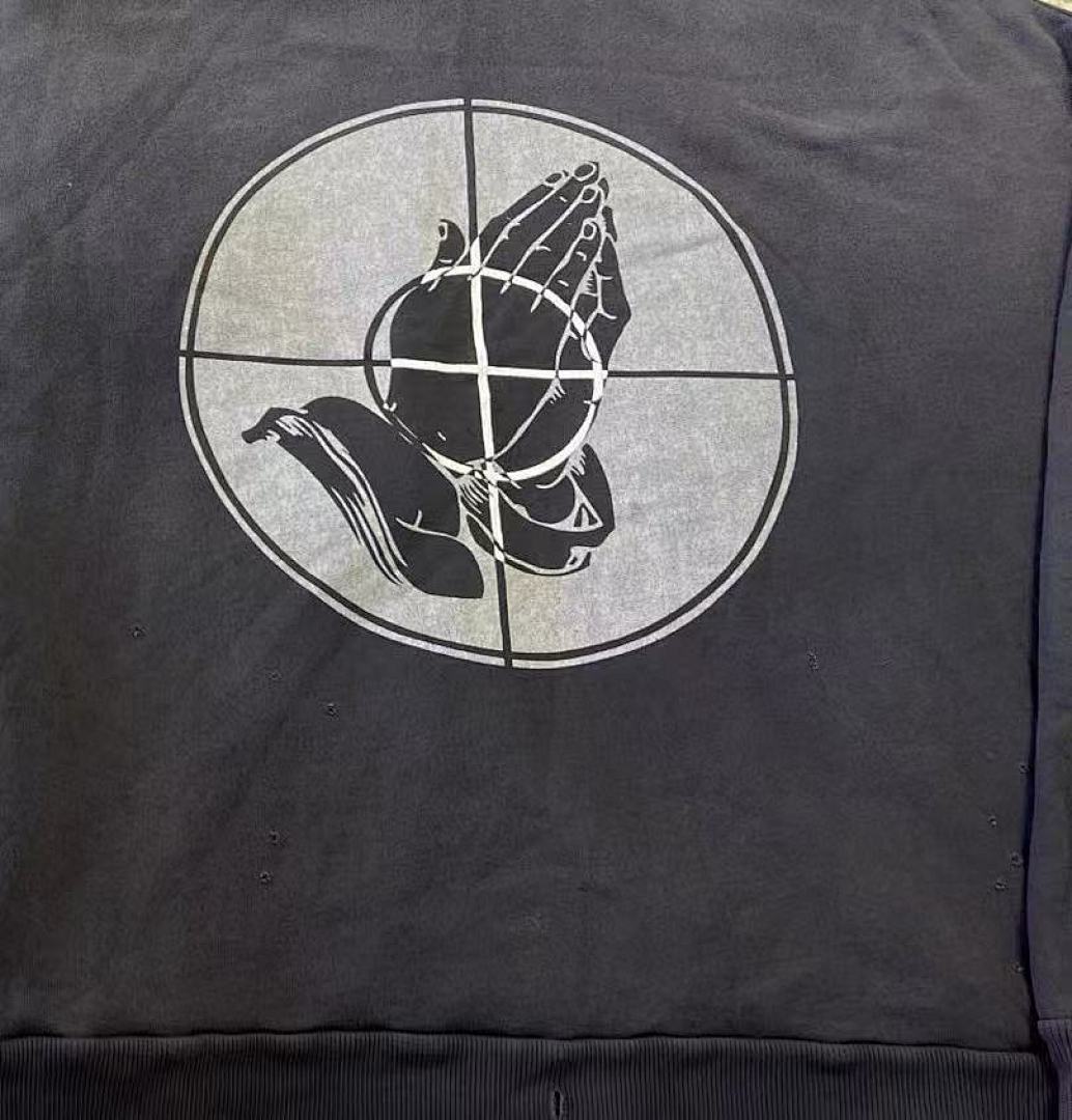 Saint Michael ST1026 Script Logo Hoodie