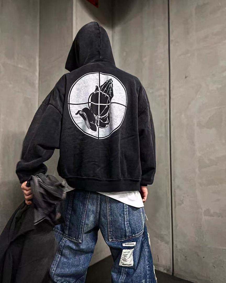Saint Michael ST1026 Script Logo Hoodie