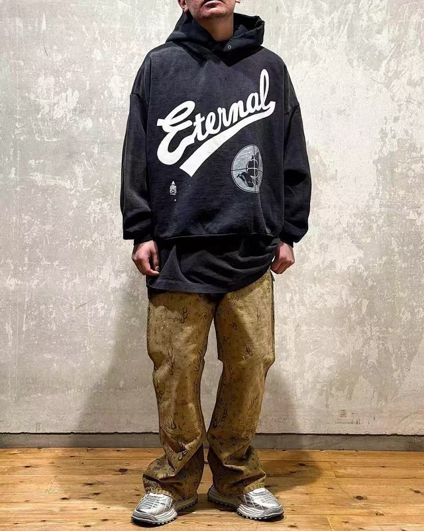 Saint Michael ST1026 Script Logo Hoodie
