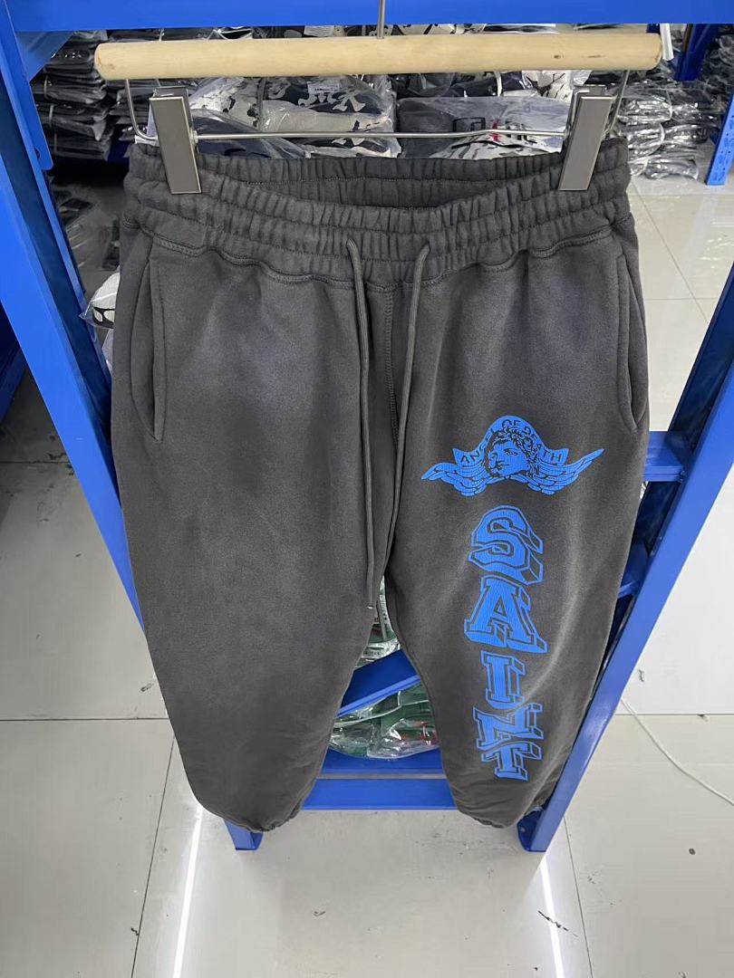 Saint Michael KST1037 Angel Wing Vertical Logo Sweatpants