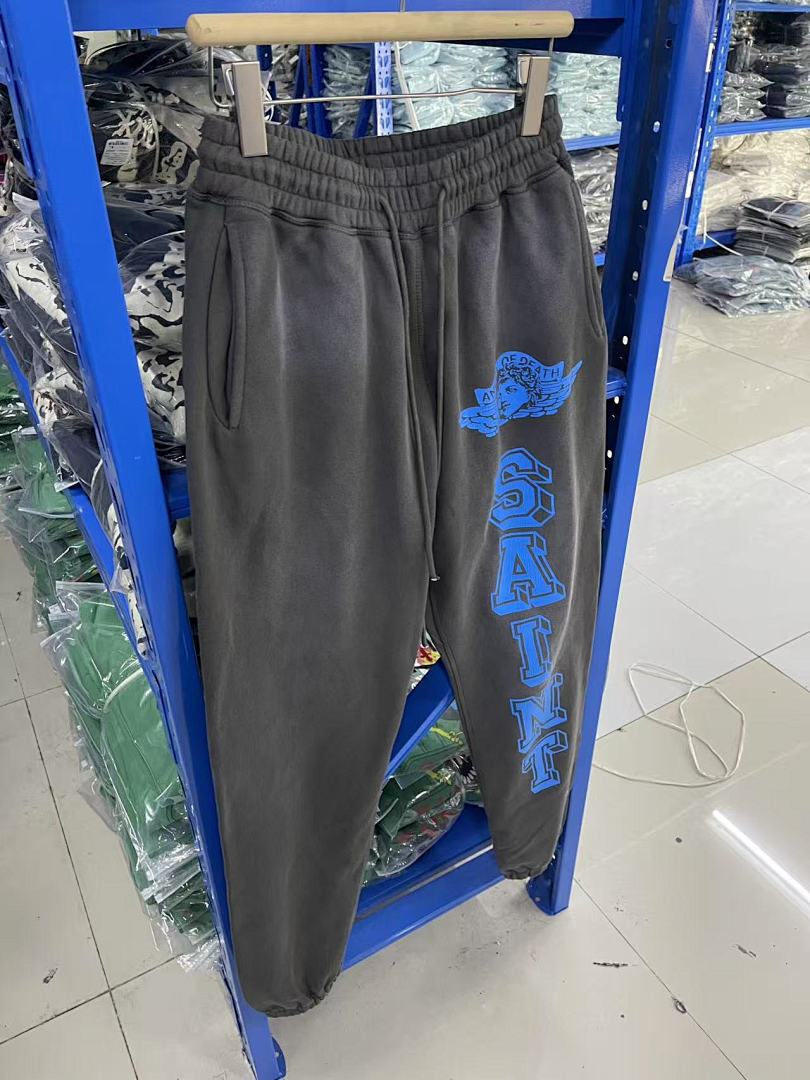 Saint Michael KST1037 Angel Wing Vertical Logo Sweatpants