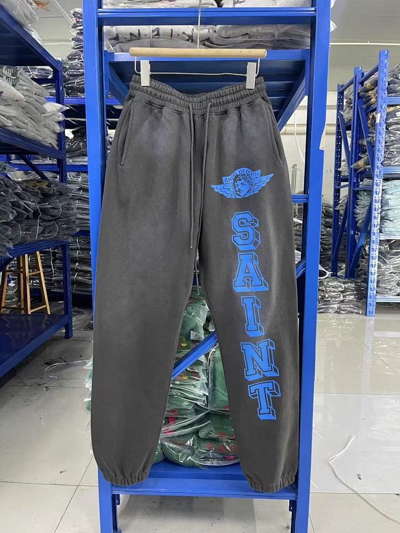 Saint Michael KST1037 Angel Wing Vertical Logo Sweatpants