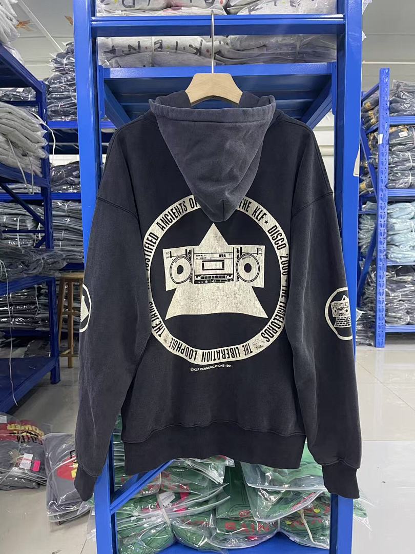 Saint Michael ST1025 Appliqué Text Hoodie