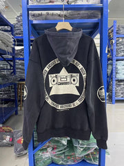 Saint Michael ST1025 Appliqué Text Hoodie
