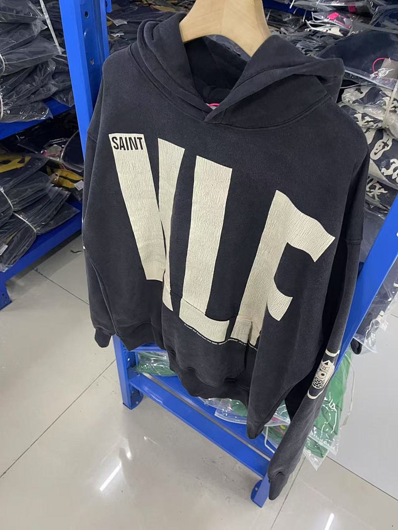 Saint Michael ST1025 Appliqué Text Hoodie
