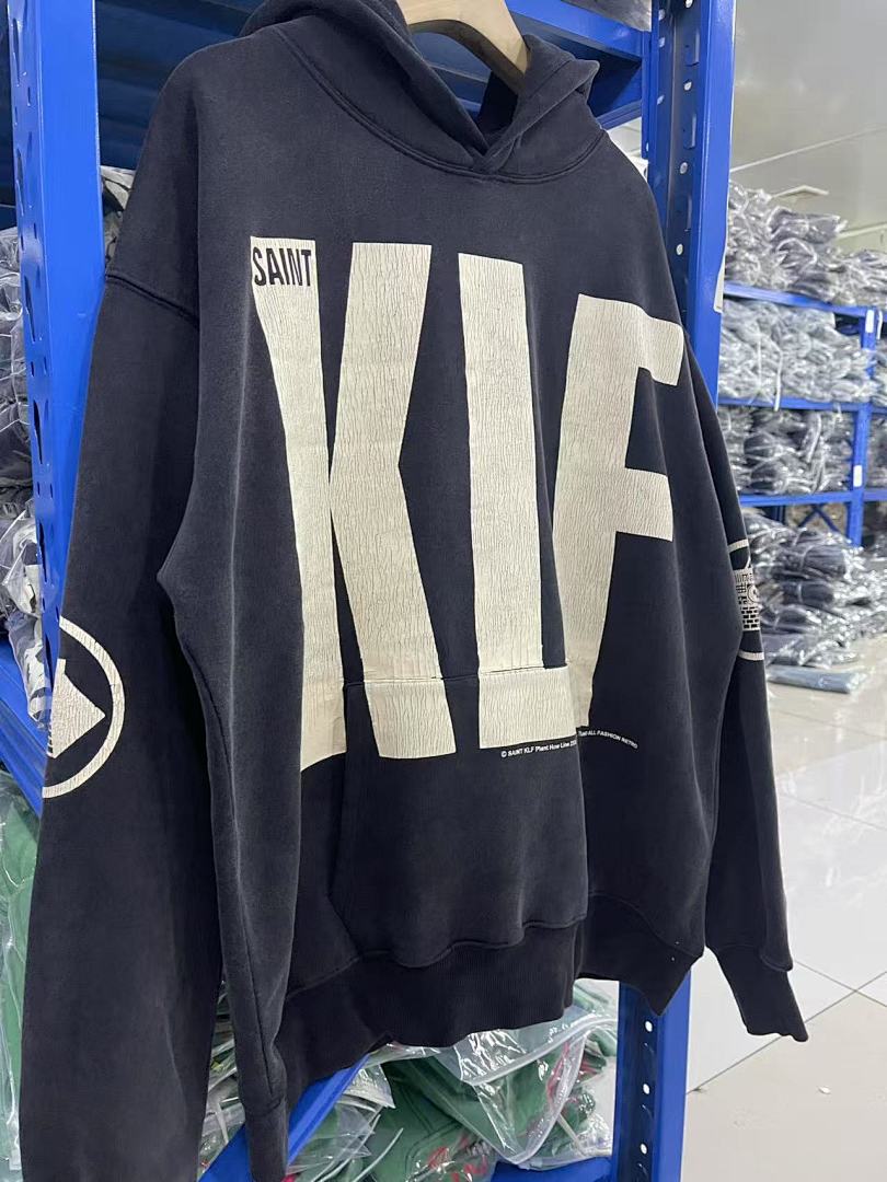 Saint Michael ST1025 Appliqué Text Hoodie