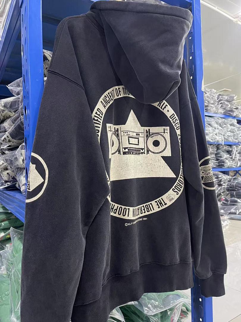 Saint Michael ST1025 Appliqué Text Hoodie