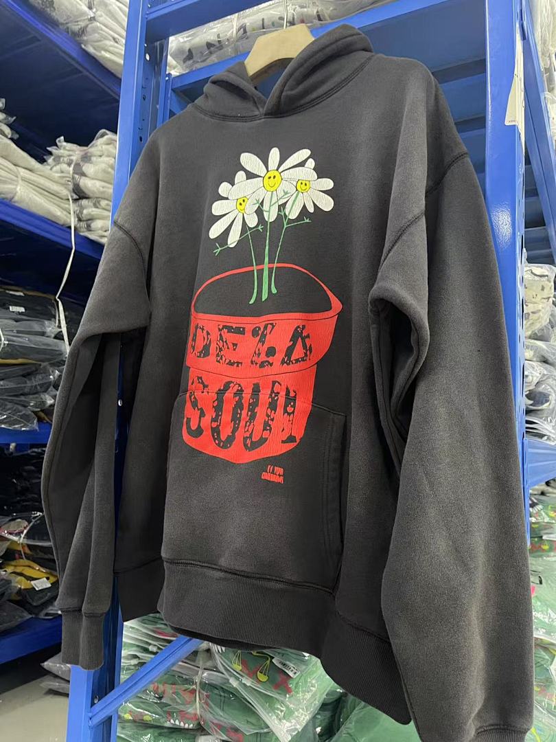 Saint Michael ST1040 Flower Graphic Hoodie