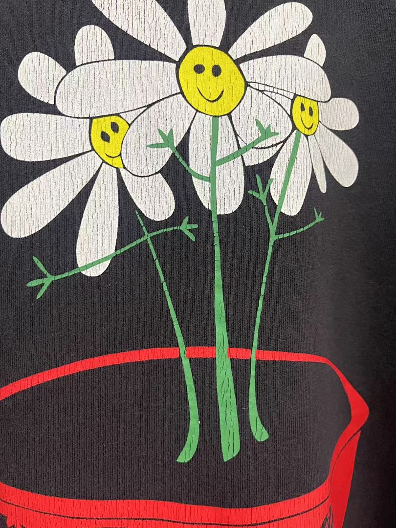 Saint Michael ST1040 Flower Graphic Hoodie