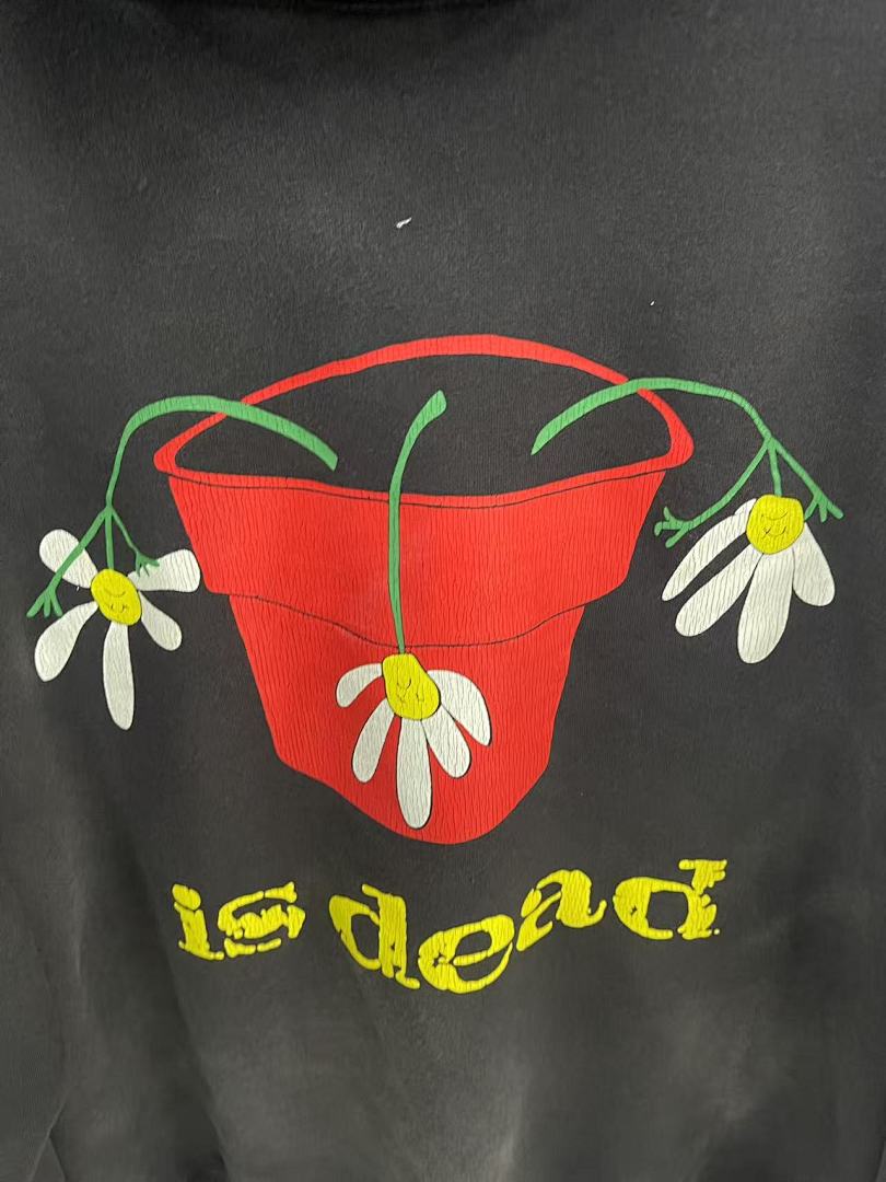 Saint Michael ST1040 Flower Graphic Hoodie
