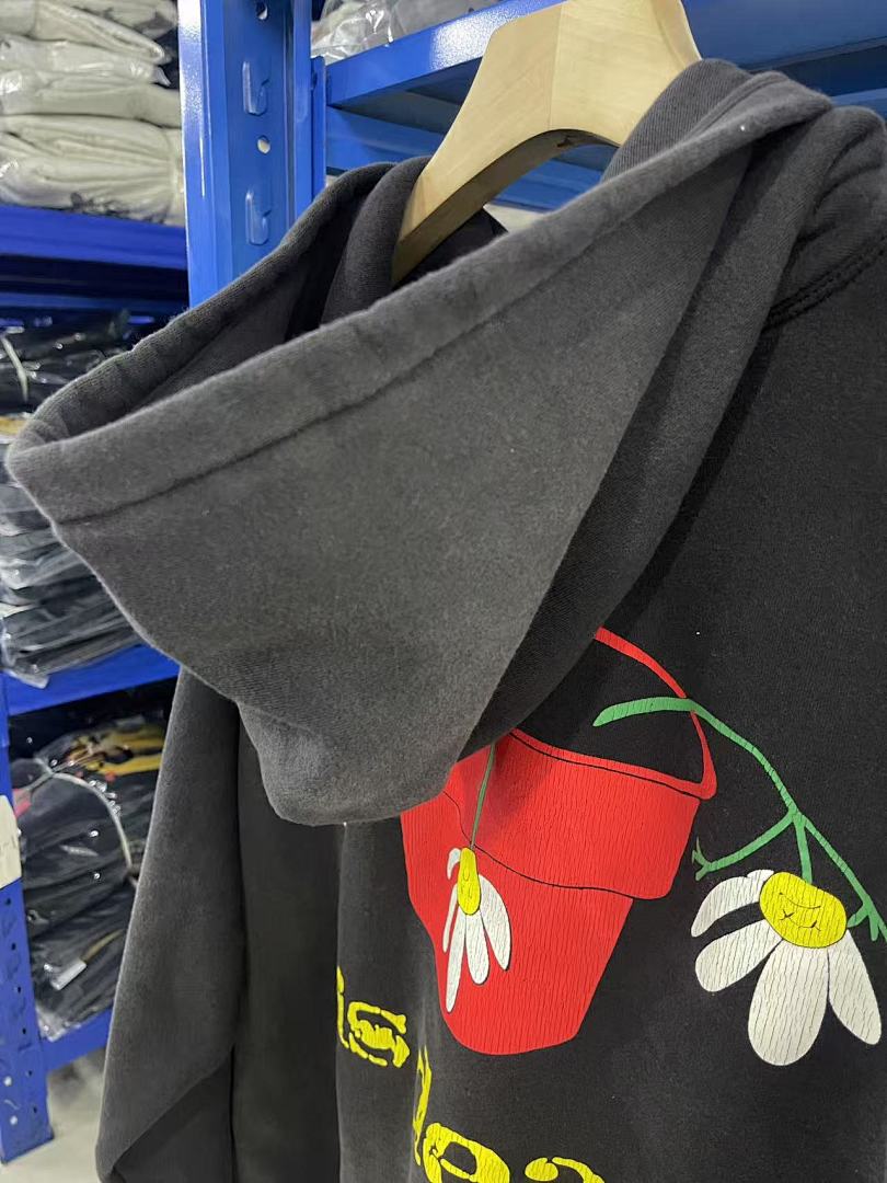 Saint Michael ST1040 Flower Graphic Hoodie