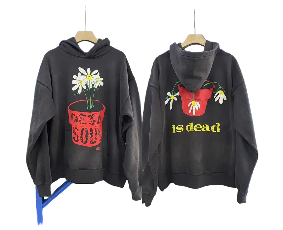 Saint Michael ST1040 Flower Graphic Hoodie