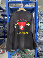 Saint Michael Botanical Flower Pot Print Sweatshirt