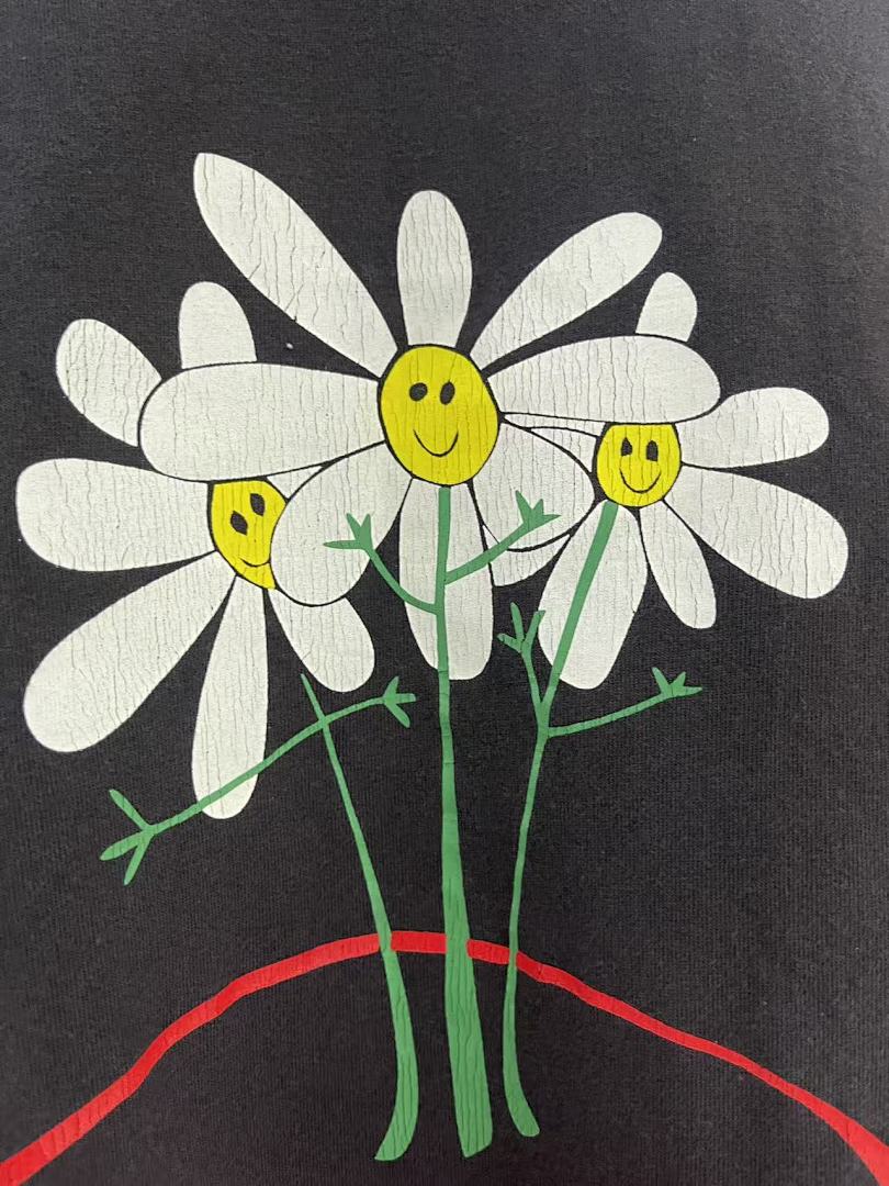 Saint Michael Botanical Flower Pot Print Sweatshirt