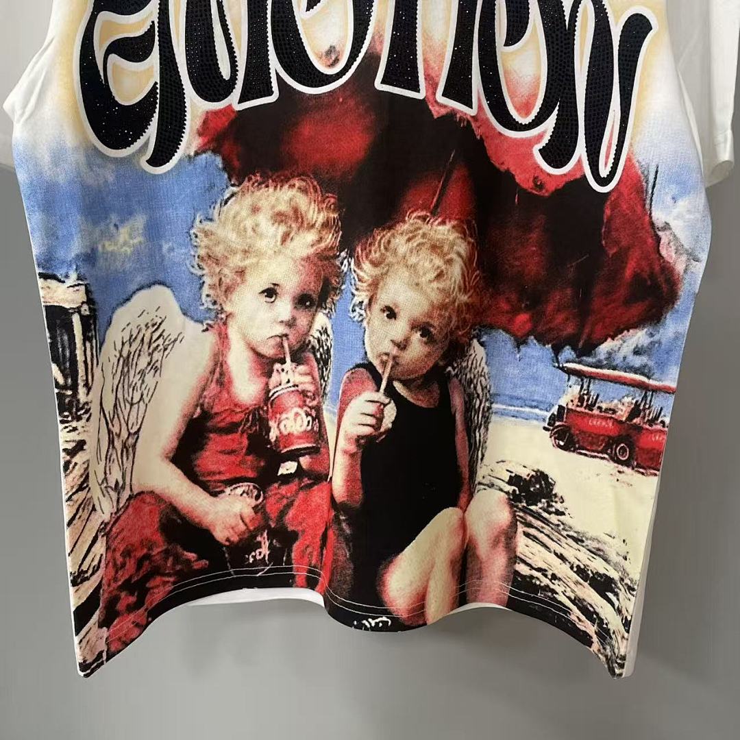 Mixed Emotion Graphic Portrait Tee