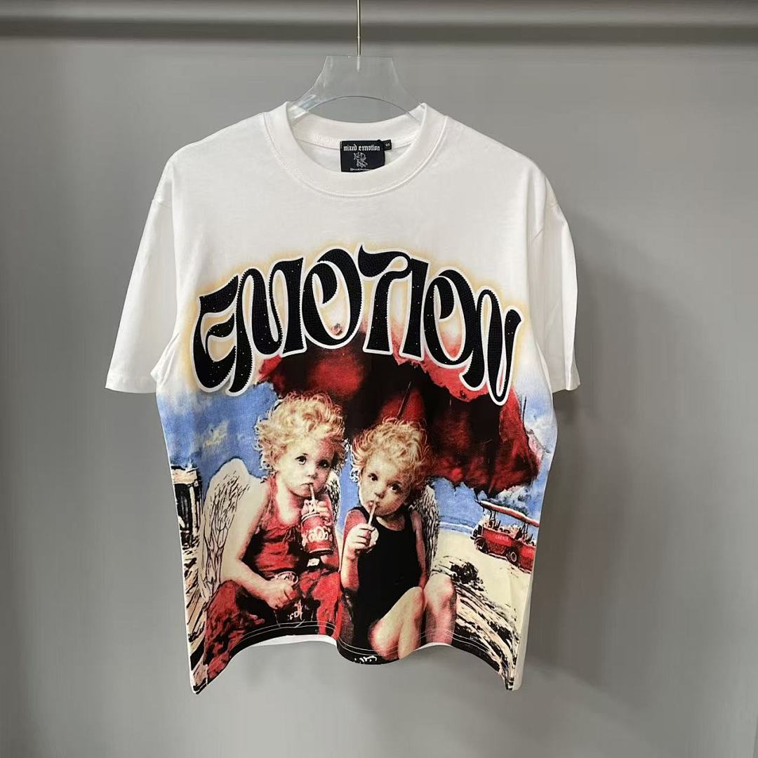 Mixed Emotion Graphic Portrait Tee