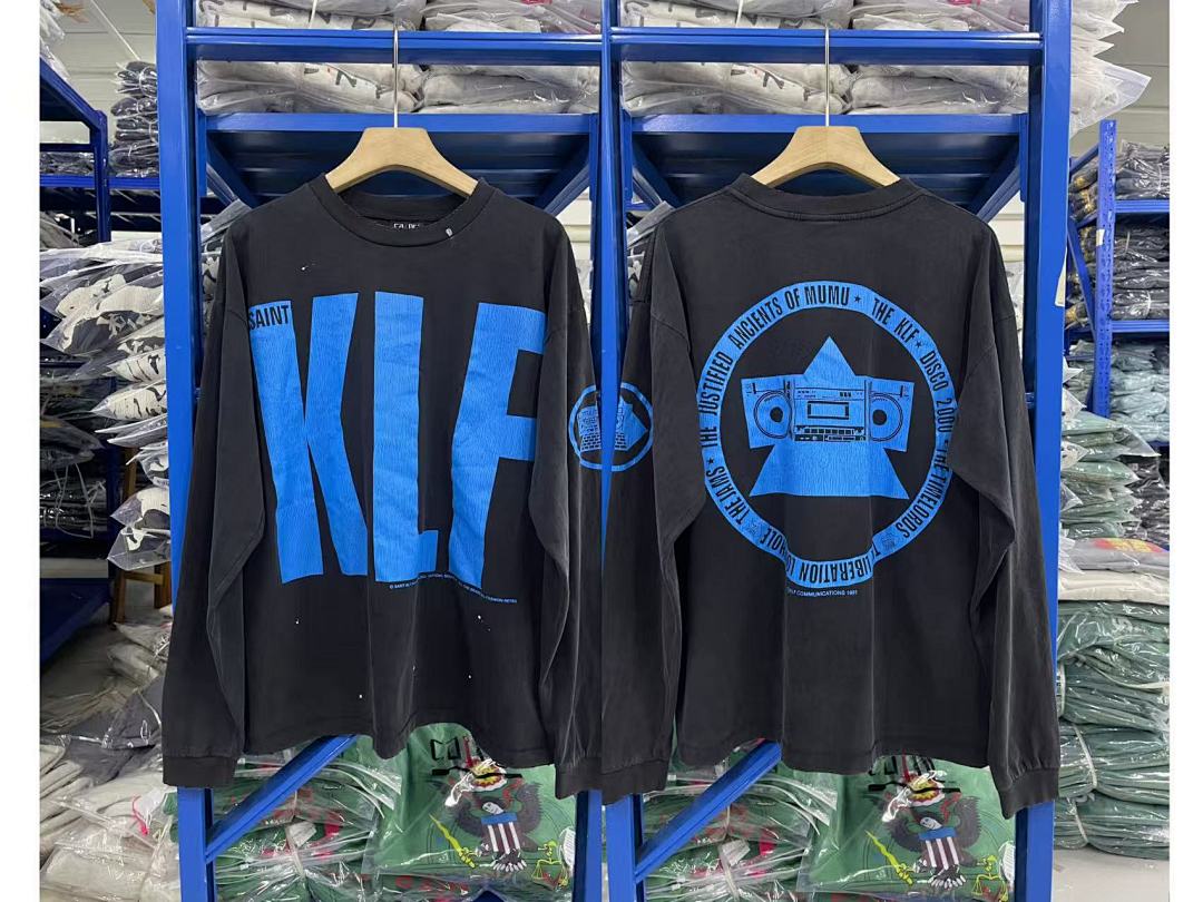 Saint Michael KLF Block Letter Graphic Sweatshirt