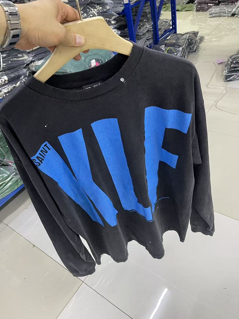 Saint Michael KLF Block Letter Graphic Sweatshirt