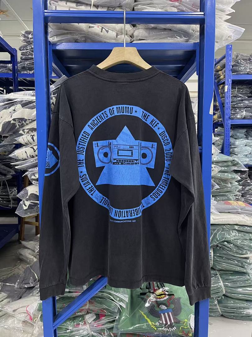Saint Michael KLF Block Letter Graphic Sweatshirt