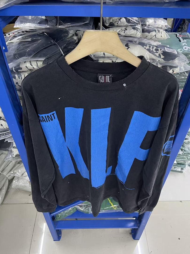 Saint Michael KLF Block Letter Graphic Sweatshirt
