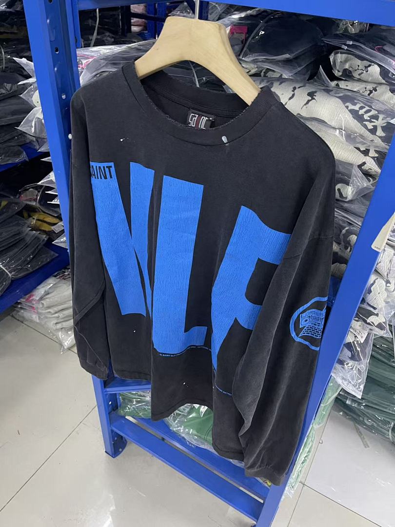 Saint Michael KLF Block Letter Graphic Sweatshirt