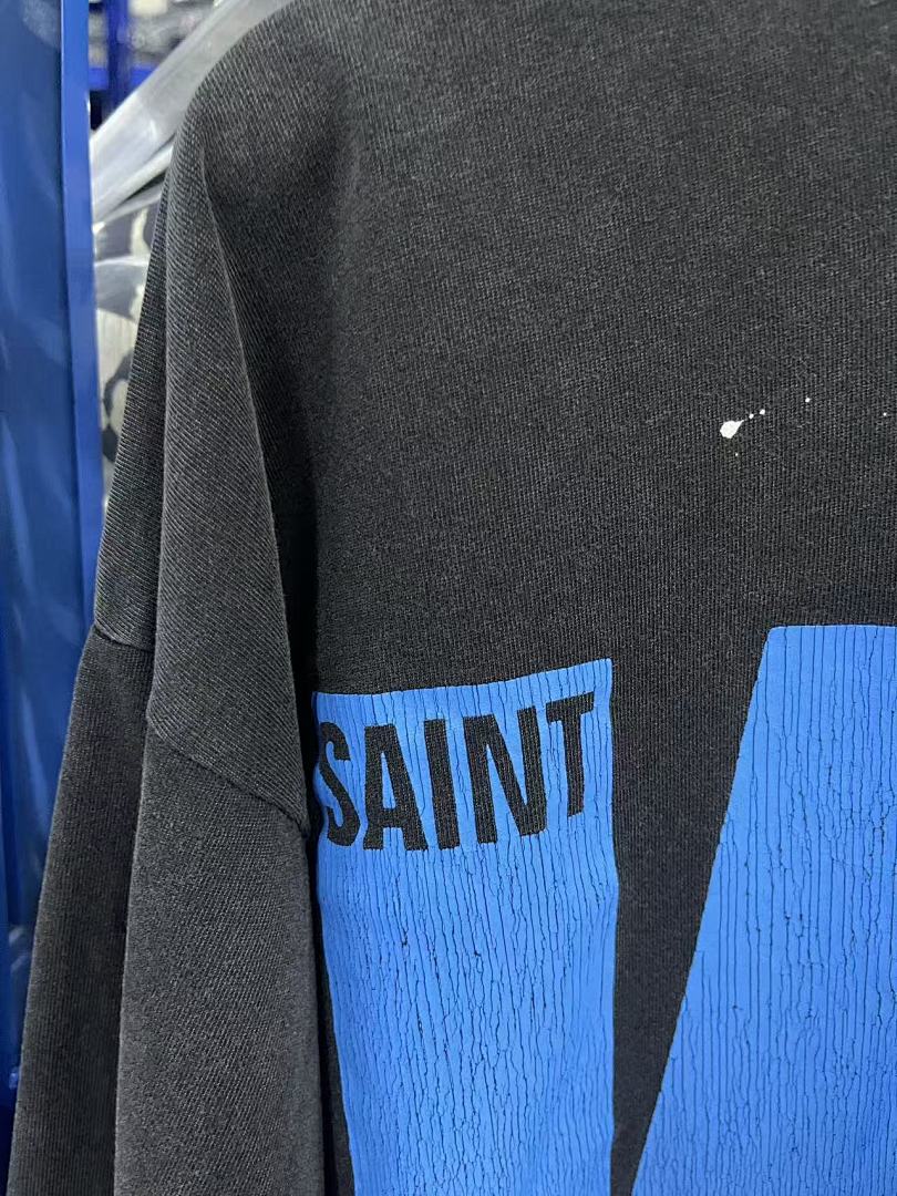 Saint Michael KLF Block Letter Graphic Sweatshirt