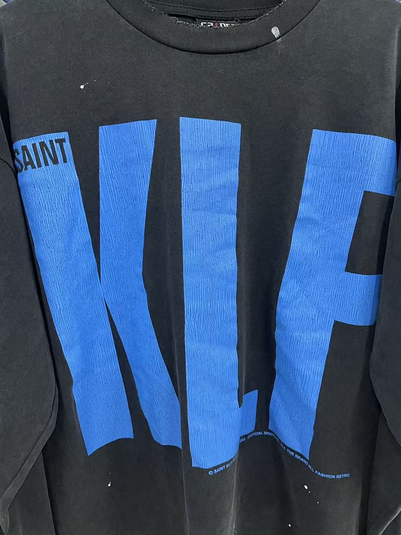 Saint Michael KLF Block Letter Graphic Sweatshirt