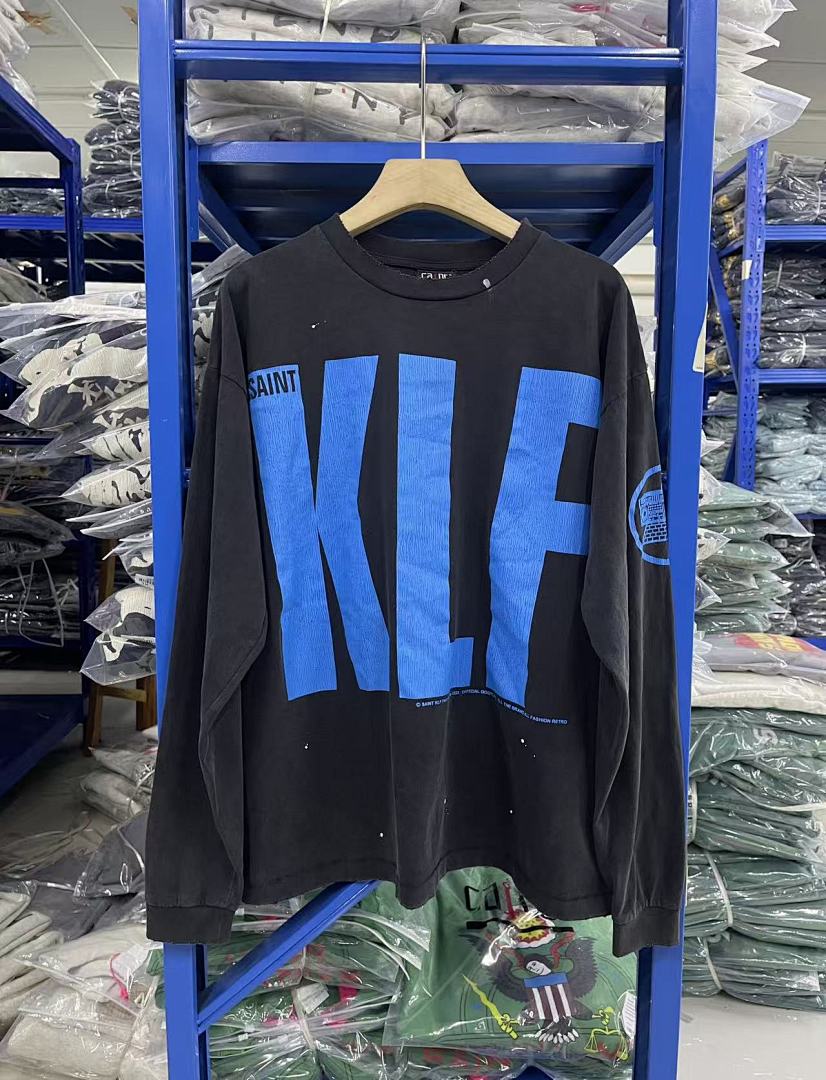 Saint Michael KLF Block Letter Graphic Sweatshirt