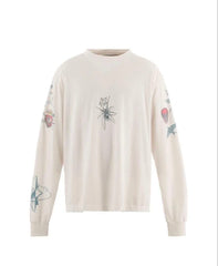Saint Michael Multi-Illustration Sleeve & Back Print Sweatshirt