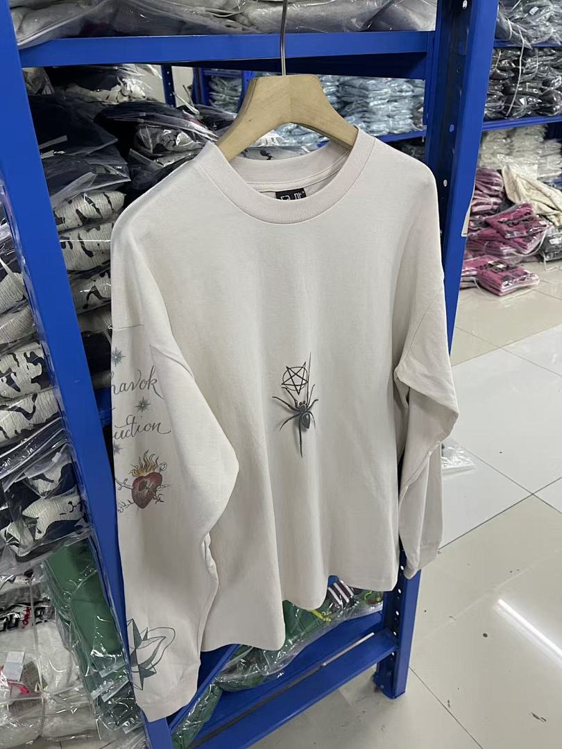Saint Michael Multi-Illustration Sleeve & Back Print Sweatshirt