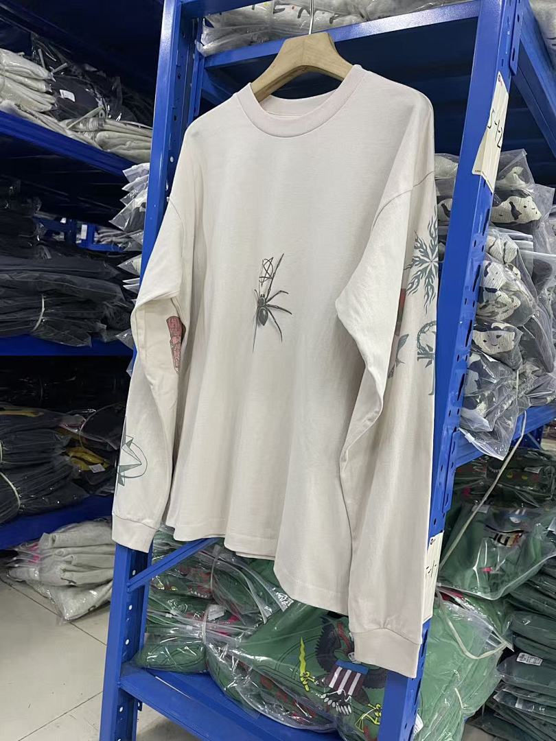 Saint Michael Multi-Illustration Sleeve & Back Print Sweatshirt