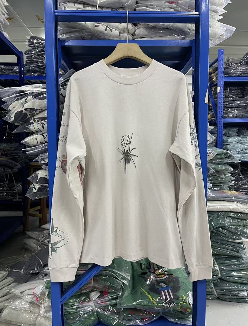 Saint Michael Multi-Illustration Sleeve & Back Print Sweatshirt