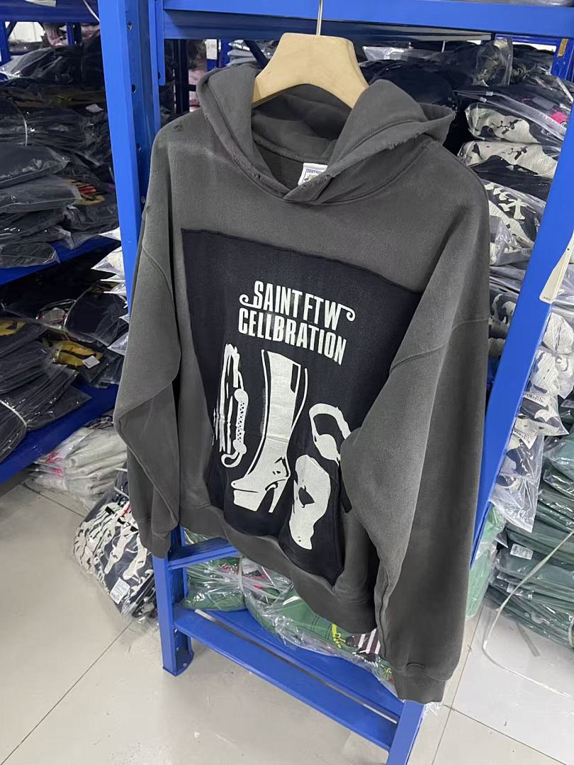 Saint Michael ST1045 Multi-Graphic Vintage Hoodie
