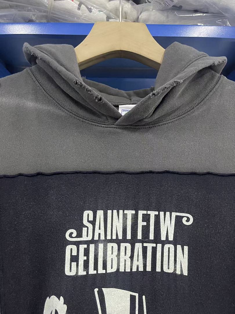 Saint Michael ST1045 Multi-Graphic Vintage Hoodie