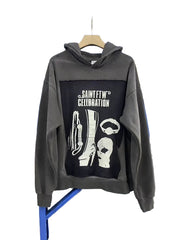 Saint Michael ST1045 Multi-Graphic Vintage Hoodie