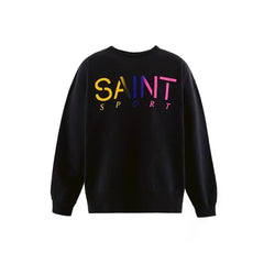 Saint Michael ST1077 Rainbow Letter Logo Sweatshirt