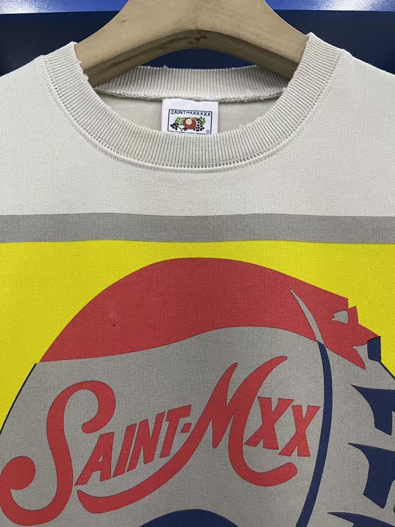 Saint Michael ST1200 Retro Label Graphic Sweatshirt