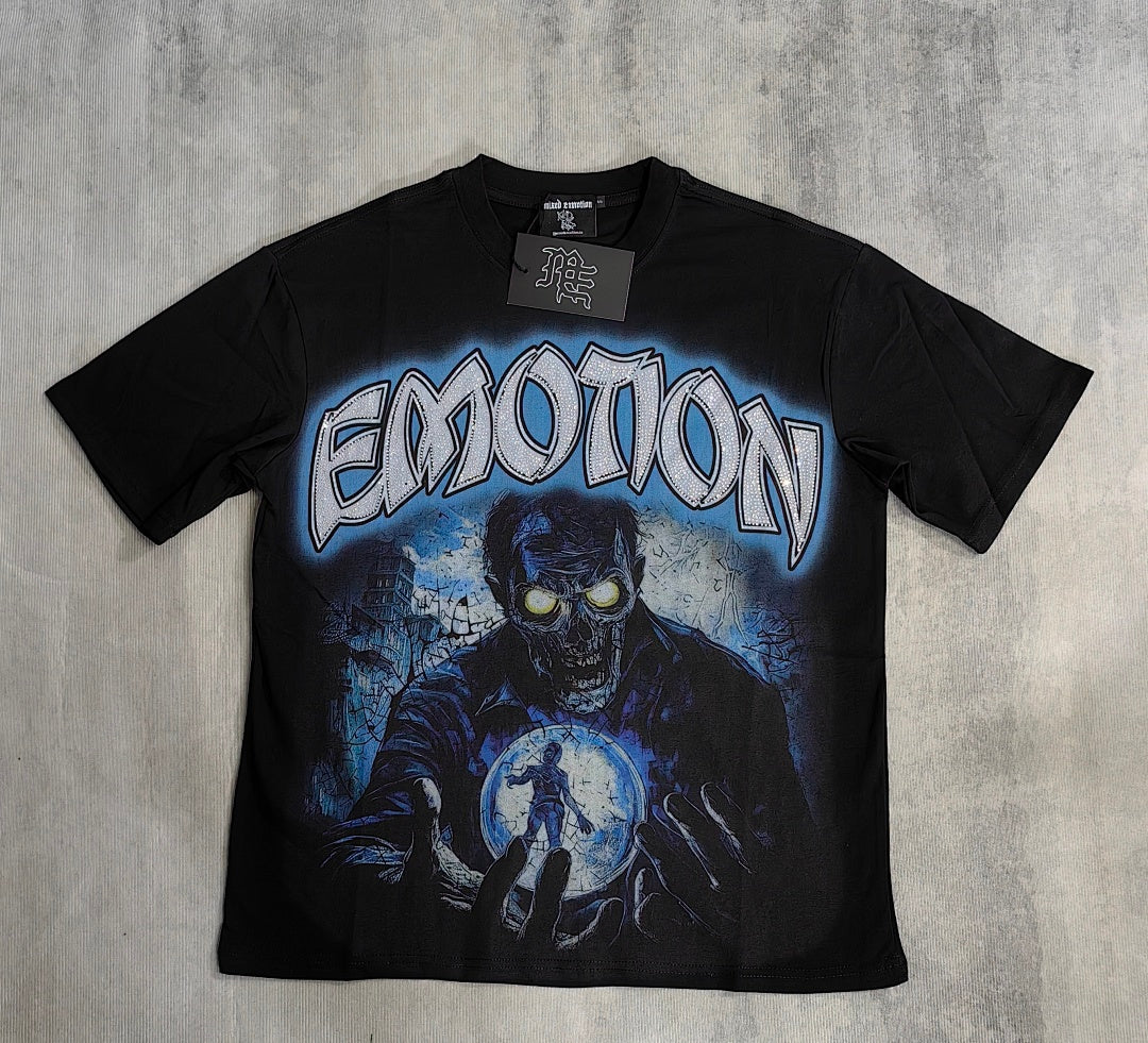 Mixed Emotion Illustrated Graphic Tee