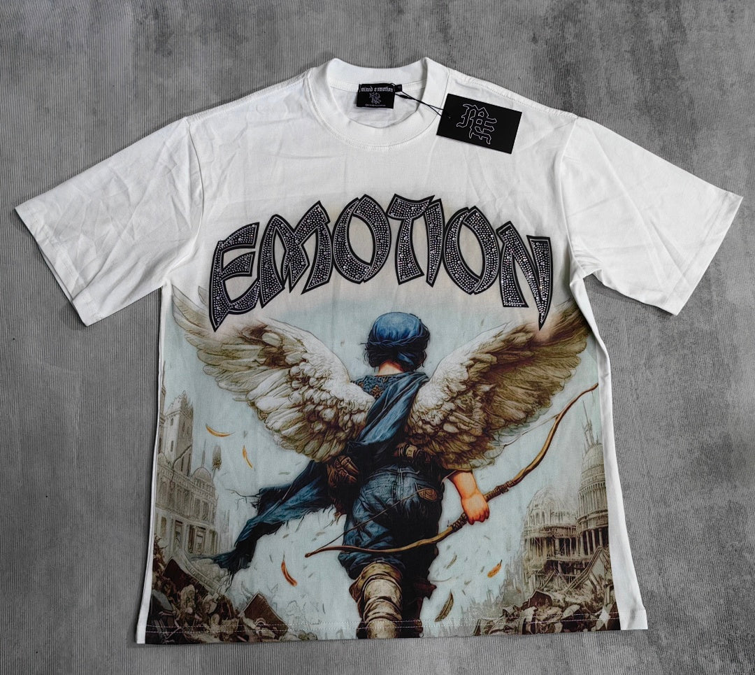 Mixed Emotion Angel Graphic Tee