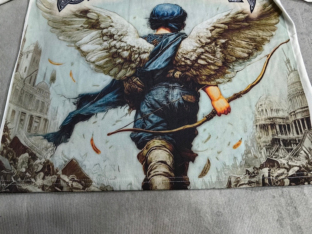 Mixed Emotion Angel Graphic Tee